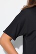 T-shirt, rundt print, oversize, rund hals, korte ærmer
