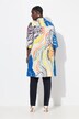 Lange blouse, lyocell, A-lijn, overhemdkraag, 3/4-mouwen