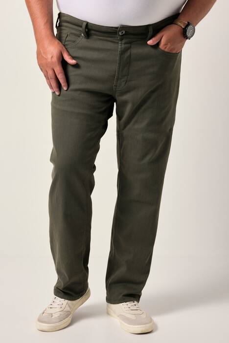 Men+ colorjeans, denim, Buik-Fit, Regular Fit, 5-pocket, tot 72