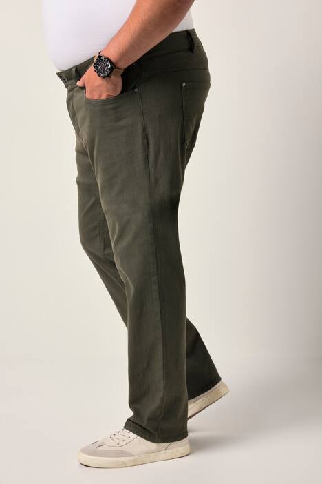 Men+ colorjeans, denim, Buik-Fit, Regular Fit, 5-pocket, tot 72