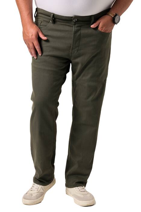 Džíny Men+, břišní střih, kolekce Denim, Regular střih, 5 kapes, do 72