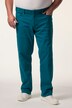 Jeans Men+ con taglio speciale per l'addome, denim colorato, vestibilità normale e cinque tasche, disponibili fino alla tg. 72