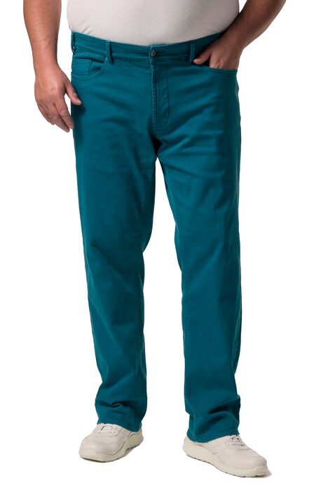 Džíny Men+, břišní střih, kolekce Denim, Regular střih, 5 kapes, do 72