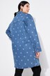 Robe en jean oversize, imprimé petits CŒURS