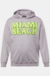 Men+ hoodie, sweat, hætte, brystprint, op til str. 8XL