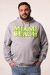 Men+ hoodie, sweat, hætte, brystprint, op til str. 8XL