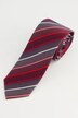 Silkeslips, striper, ekstra lengde, 7,5 cm bredt