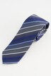Silkeslips, striper, ekstra lengde, 7,5 cm bredt