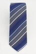 Silkeslips, striper, ekstra lengde, 7,5 cm bredt