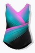 Badpak, gedrapeerd, kleurverloop, zachte cups, gerecycled
