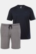 JP 1880 pyjamas, hjemmeklær, T-skjorte, mønstret shorts, opp til 8 XL