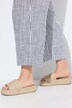 Coastal Stripe Linen Blend Elastic Waist Culottes