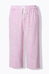 Culotte Rose van linnenmix, strepen, wijde pijpen, elastische tailleband