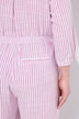 Culotte Rose van linnenmix, strepen, wijde pijpen, elastische tailleband