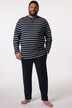 Men+ pysjamas magepassform, todelt, langermet henley, lang bukse, modern fit, opptil 8 XL
