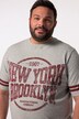 Pigiama Men+ con taglio speciale per l'addome, maglia con stampa e pantaloni corti, fino alla tg. 8XL