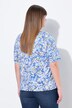 T-shirt, elastische zoom, V-hals, halve mouwen