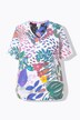 Ditsy Floral Short Sleeve Elastic Hem Tee