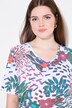 Ditsy Floral Short Sleeve Elastic Hem Tee