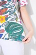 Ditsy Floral Short Sleeve Elastic Hem Tee