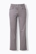 Pantalon stretch Mony, jambe légèrement carotte, poches zippées