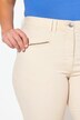 Pantaloni elasticizzati modello Mony con taglio della gamba conico e tasche con zip
