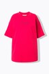 T-shirt, oversized, cirkelprint, halve mouw