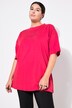 T-shirt, oversized, cirkelprint, halve mouw