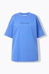 Herreskjorte, oversized, bueprint, halvermet