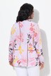 Gebreid vest, bloemen, zonder sluiting, lange mouwen