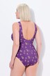 Costume da bagno senza coppe con stelle marine e bordura