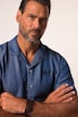 Chemise en jean JP 1880, manches courtes et col cubain, coupe Cuba-Fit « flottante » - jusqu'au 8 XL