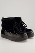 Leren snowboots, nappaleer, imitatiebont, wijdte H