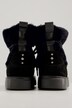 Leren snowboots, nappaleer, imitatiebont, wijdte H