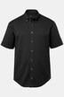 Chemise en jersey seersucker JP 1880, manches courtes et col à pointes boutonnées, coupe Modern Fit - jusqu'au 8 XL