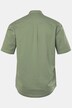 Chemise en jersey seersucker JP 1880, manches courtes et col à pointes boutonnées, coupe Modern Fit - jusqu'au 8 XL