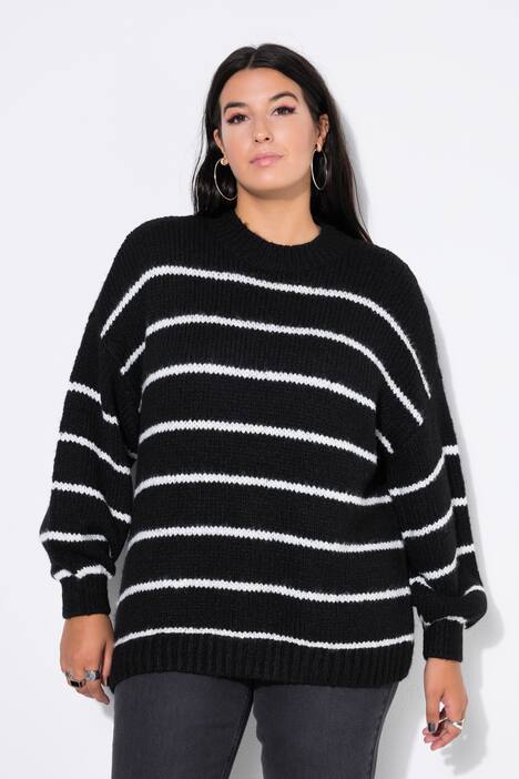 Trui, oversized, strepen
