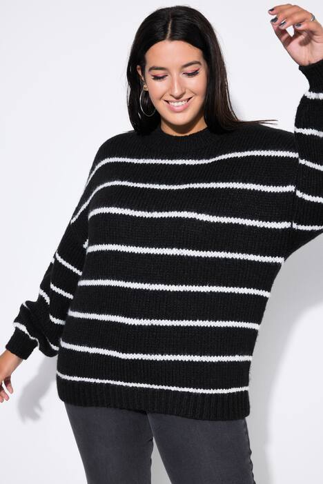 Trui, oversized, strepen