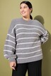 Pull oversize à rayures