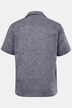 Chemise en lin mélangé JP 1880, manches courtes et poches à rabat, coupe Cuba Fit – jusqu'au 8 XL