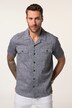 Chemise en lin mélangé JP 1880, manches courtes et poches à rabat, coupe Cuba Fit – jusqu'au 8 XL