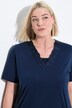 Pyjama, strepen, V-hals, halve mouwen