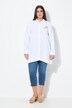 Bluse, A-linje, musselin, broderi