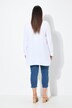 Bluse, A-linje, musselin, broderi