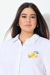Bluse, A-linje, musselin, broderi