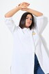 Bluse, A-linje, musselin, broderi