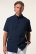 Boston Park skjorte, kortærmet, seersucker, buttondown-krave, comfort fit, op til str. 8XL