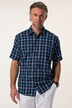 Boston Park ternet skjorte, korte ærmer, Kent-krave, comfort fit, op til str. 8XL