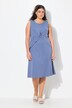 Jerseykleid, Lagenoptik, A-Linie, Rundhals, ärmellos