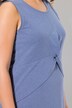 Jerseykleid, Lagenoptik, A-Linie, Rundhals, ärmellos